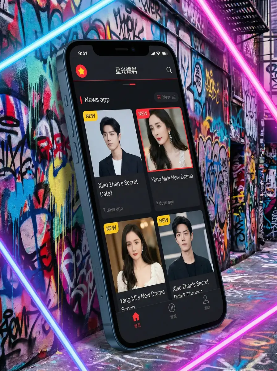 明星潜规则之皇 APP界面展示 - 掌上吃瓜神器